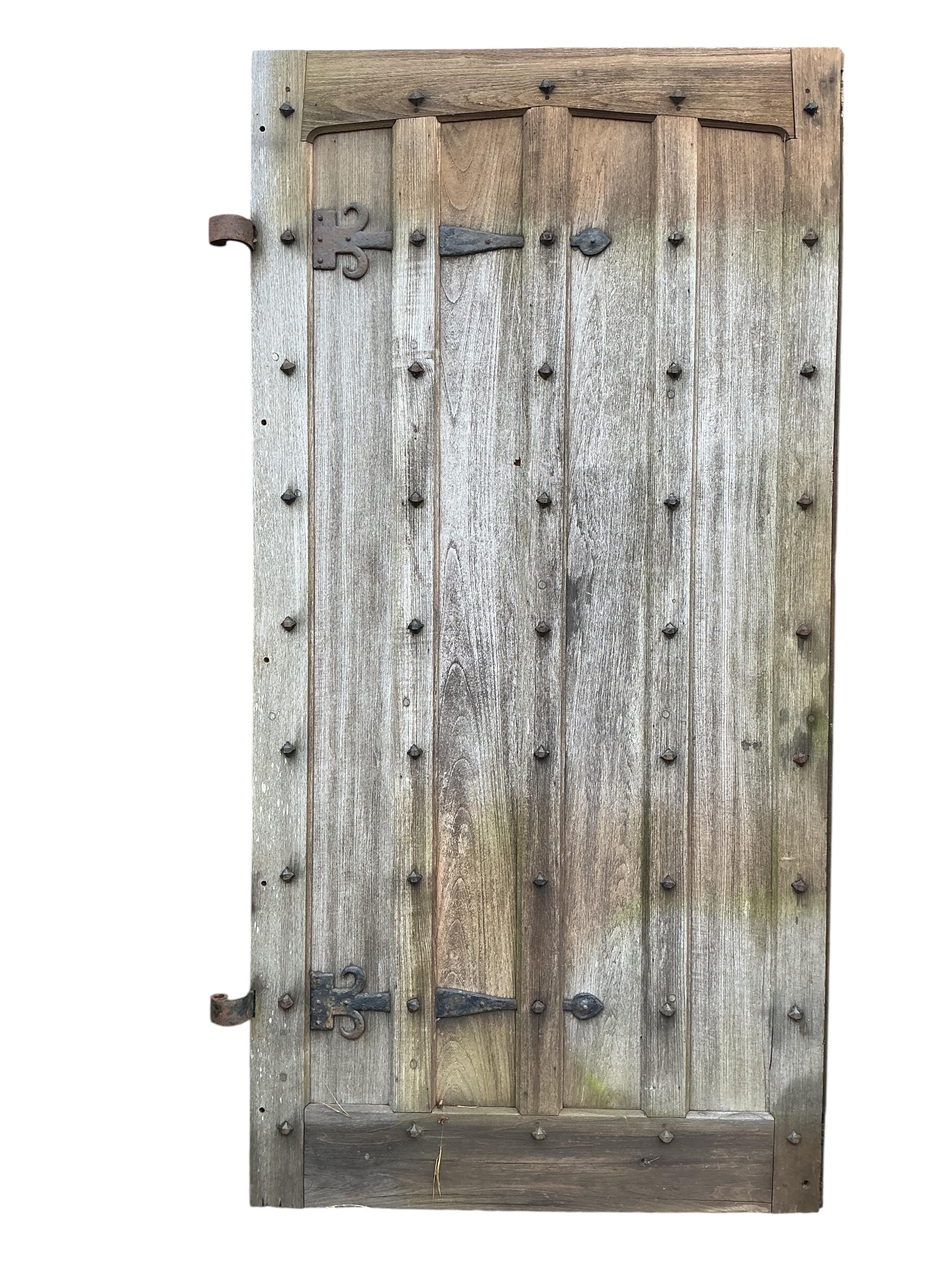 Winston Churchill interest - a pair of garage doors or gates, made of Brazilian teak taken from the Admiralty Yacht Enchantress - Originally came from Queen Victoria's royal yacht before it went onto Winston Churchill an
